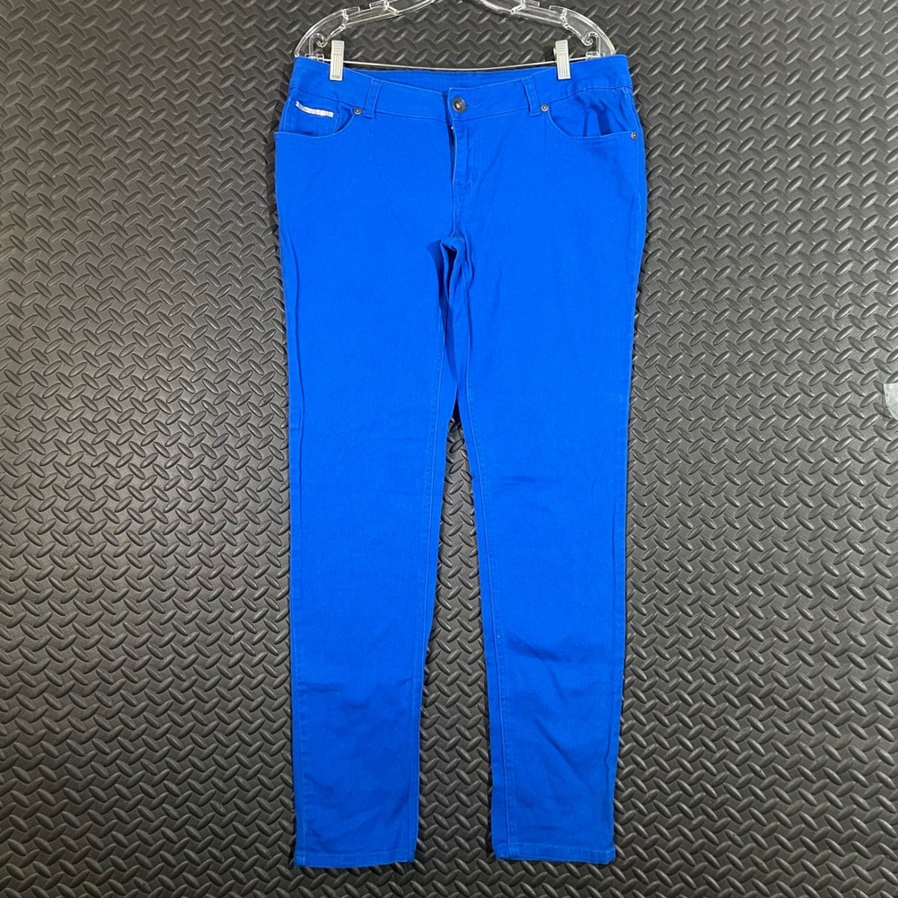 Vintage Y2K Ecko Red Unlimited Style Blue Mid Rise Skinny Pants Women's Size 13